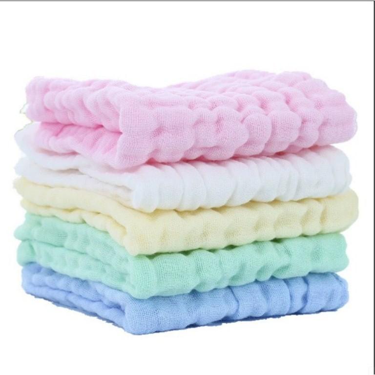 Set 5 khăn sữa rửa mặt cho bé