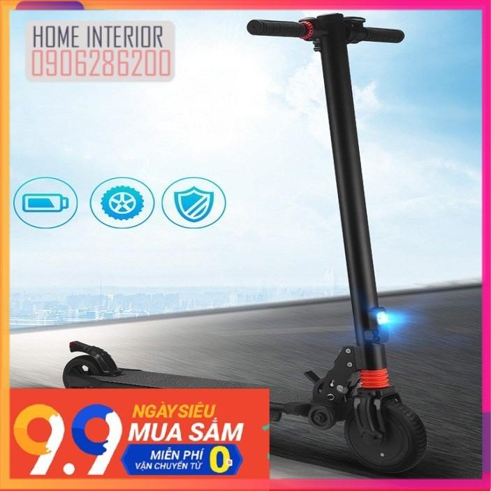 Xe Scooter điện xếp gọn S8 không yên ,10km/lần sạc, tải 100kg