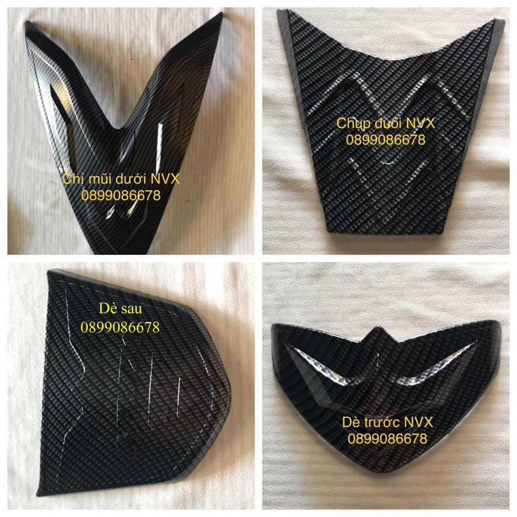 Phụ Kiện Ốp Carbon Dành Cho Xe NVX V1 125, 155 đời 2017, 2018, 2019, 2020