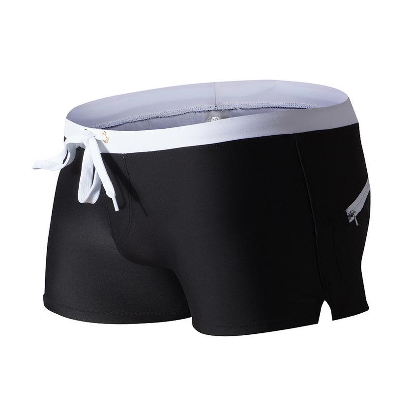 Quần bơi nam boxer xẻ tà QB13