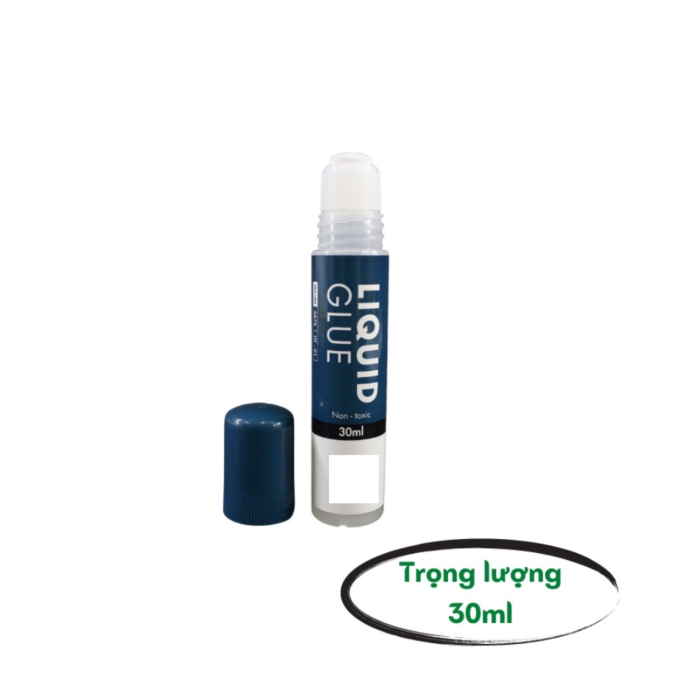 Keo dán giấy dành cho văn phòng dung tích 30ml HH Độ kết dính của keo cao, khô nhanh, an toàn, không độc hại cho người sử dụng