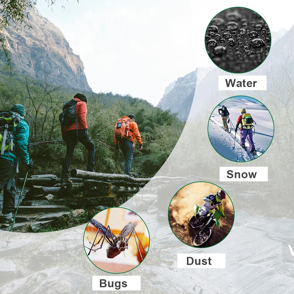 Waterproof Hiking Leg Gaiters Outdoor Leg Protection Snow Boot Gaiters for Camping Climbing Hunting