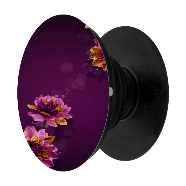 Popsocket in hình dành cho điện thoại Mẫu Cúc Tím