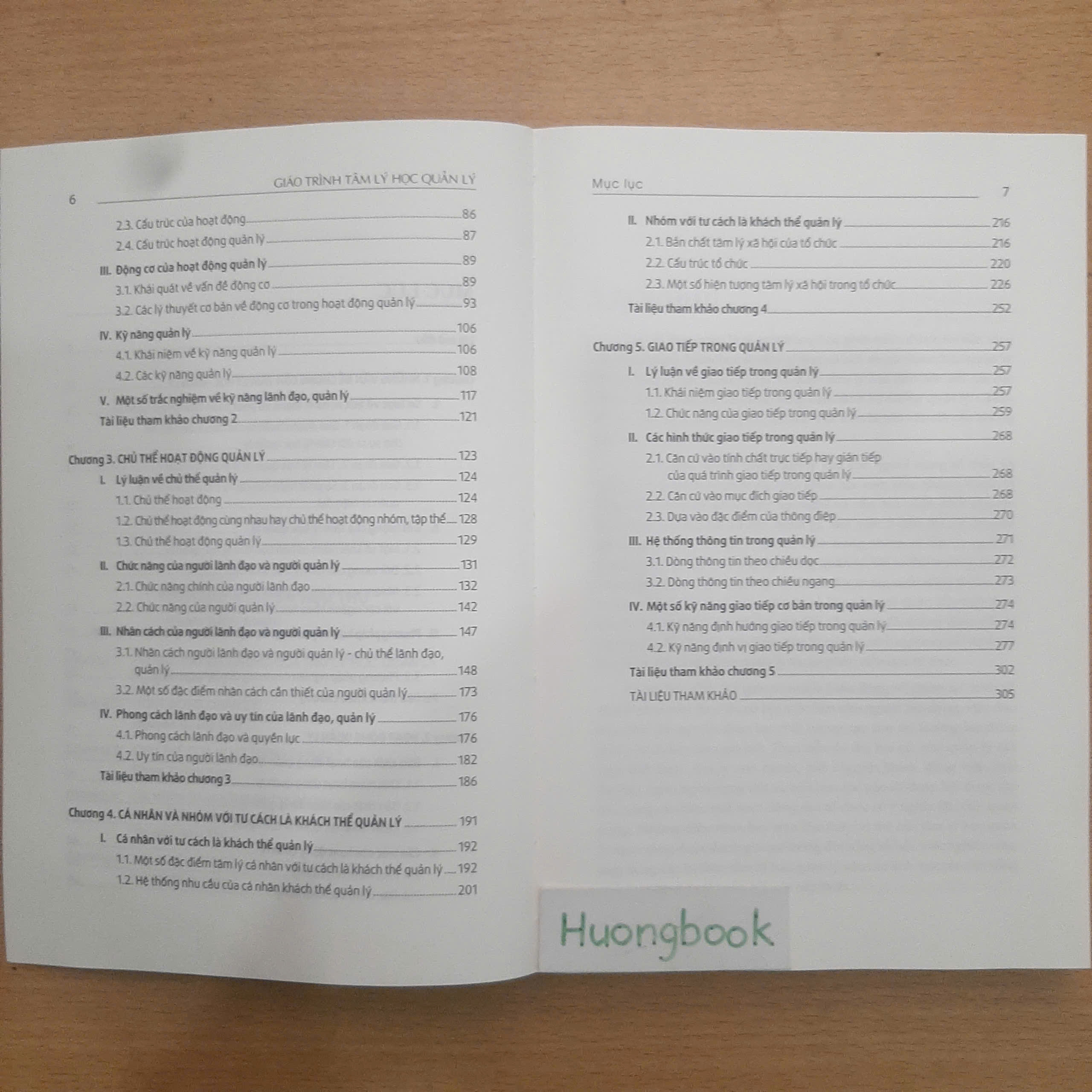 Sách - Giáo trình tâm lý học quản lý #huongbook