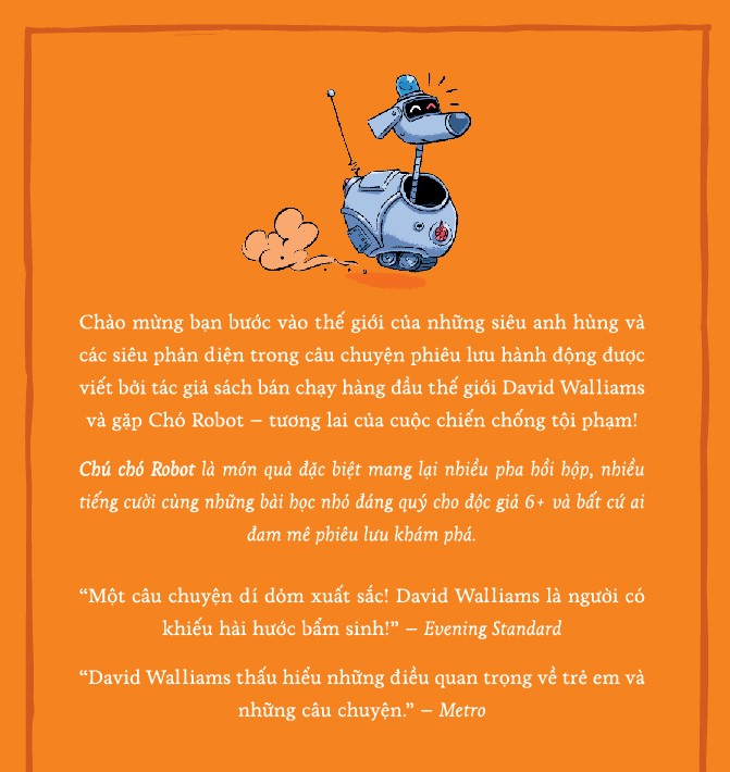Sách - Chú chó Robot (David Walliams) (Nhã Nam Official)