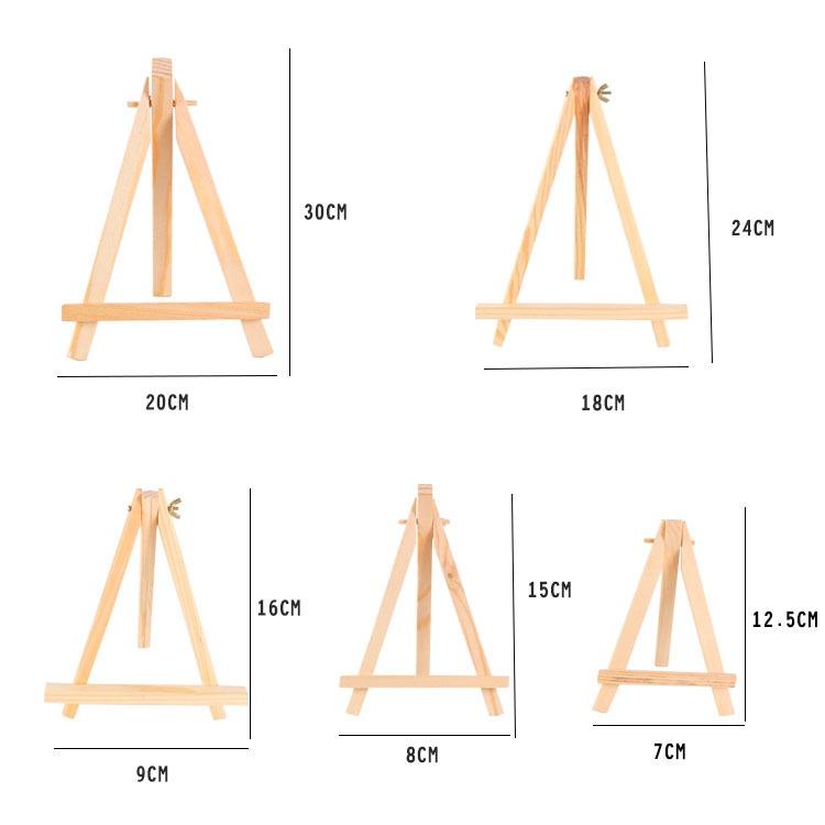 Giá vẽ tranh mini gỗ để bàn. Kệ điện thoại để bàn gỗ