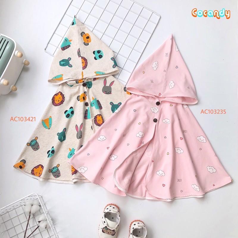 Áo choàng chống nắng gió COCANDY - chất liệu cotton hàn cao cấp AC10