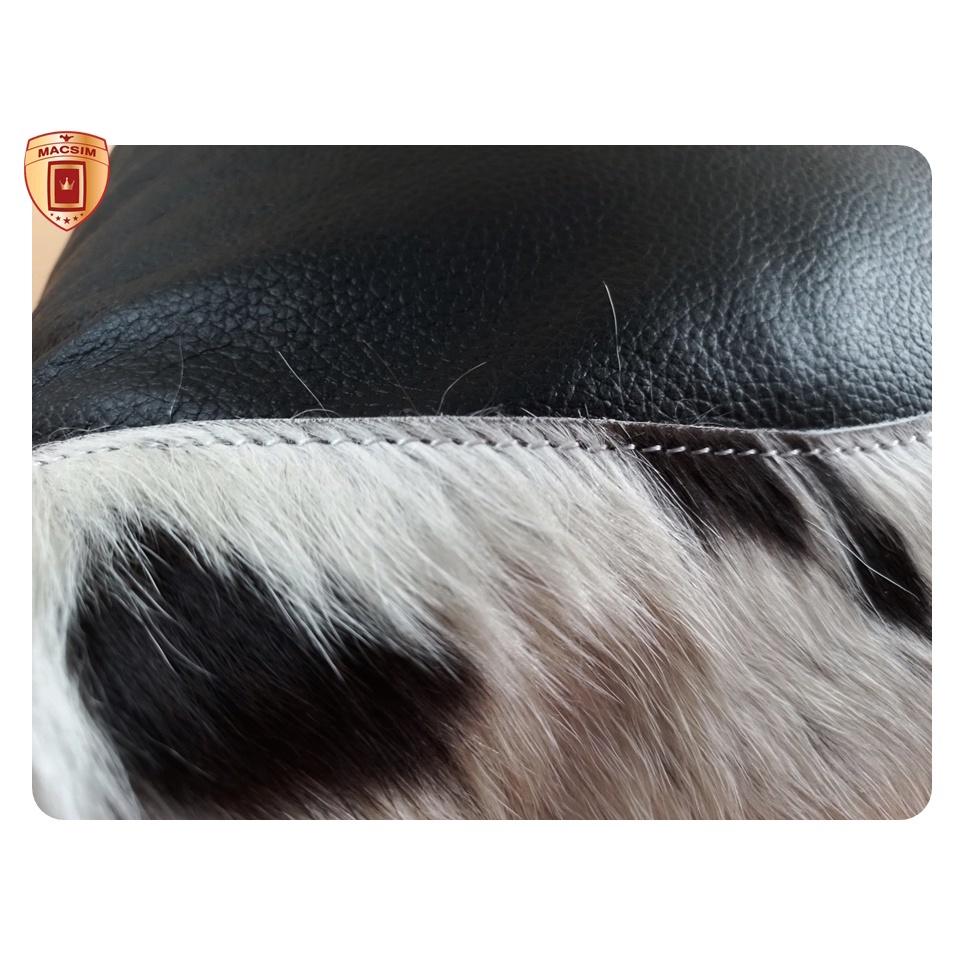Gối tựa lưng, tựa đầu đa năng, gối sofa cao cấp Macsim kích thước 40cm x 40cm màu trắng đen