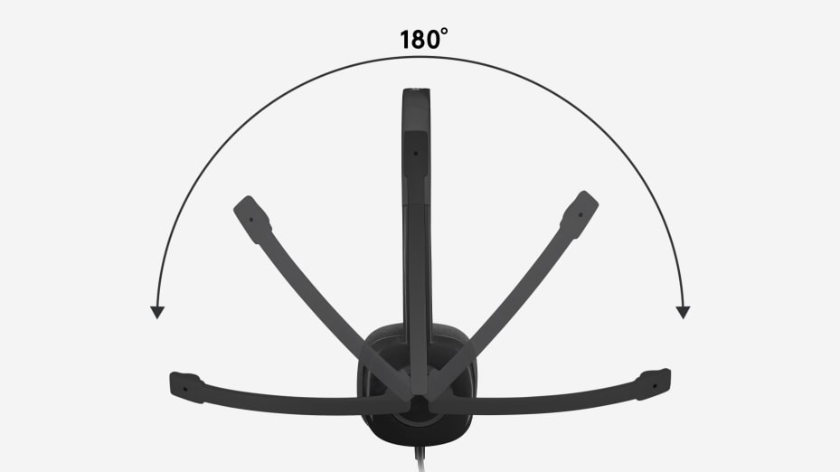 Tai Nghe Chụp Tai Logitech H151 - Hàng Chính Hãng