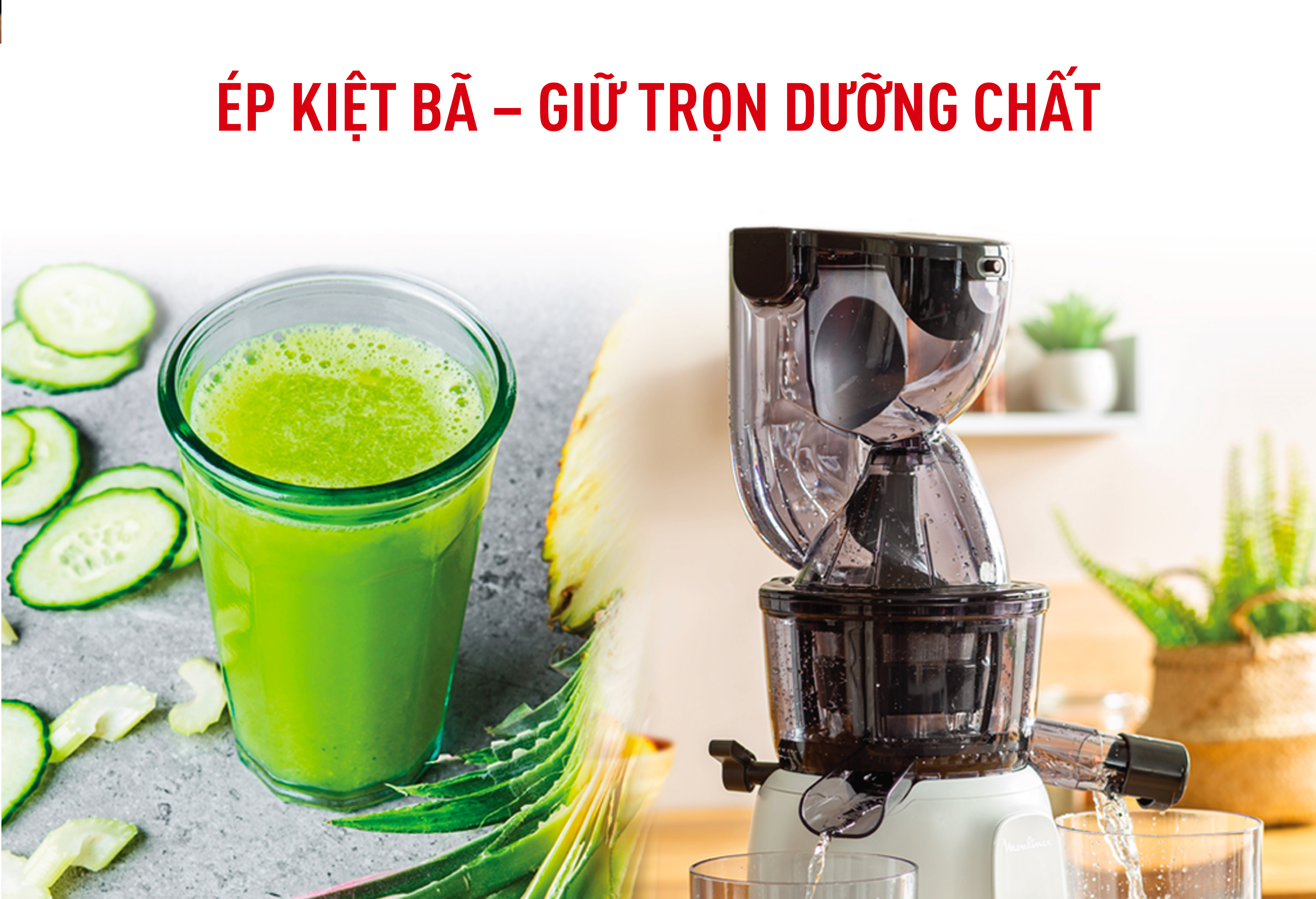 Máy ép chậm trái cây Tefal ZC600138 - Hàng chính hãng