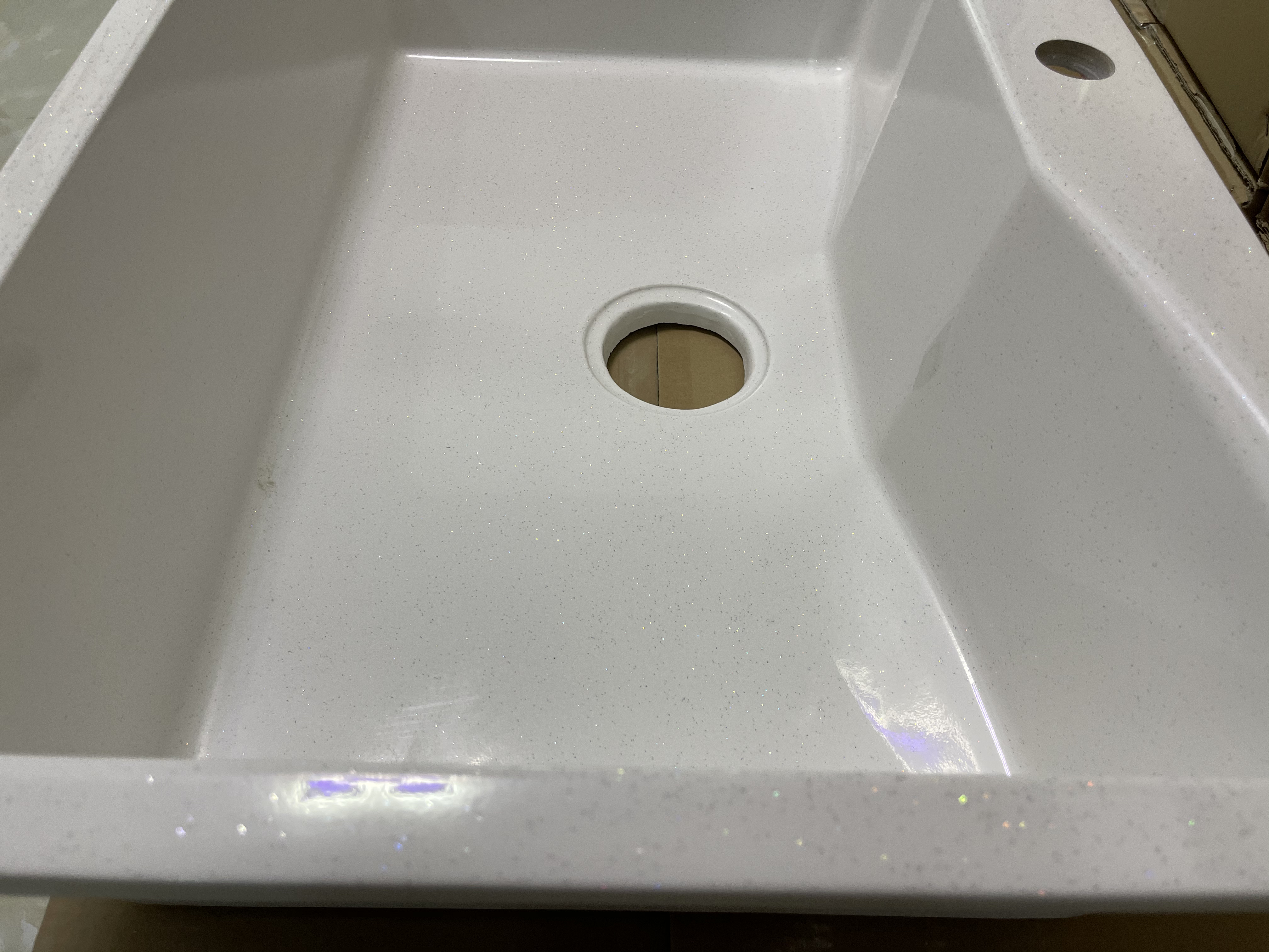 Chậu rửa chén bát đá nhân tạo -kích thước 73*48*20