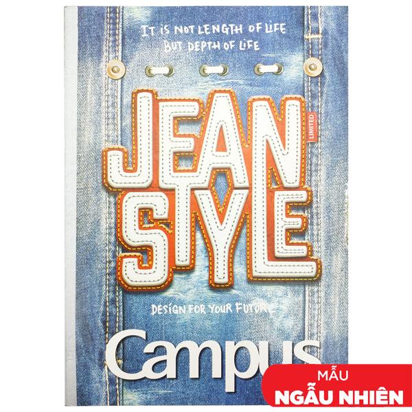 Tập Jean Style B5 Kẻ Ngang 120 Trang ĐL 70g/m2 - Campus NB-BJEA120 (Mẫu Màu Giao Ngẫu Nhiên)