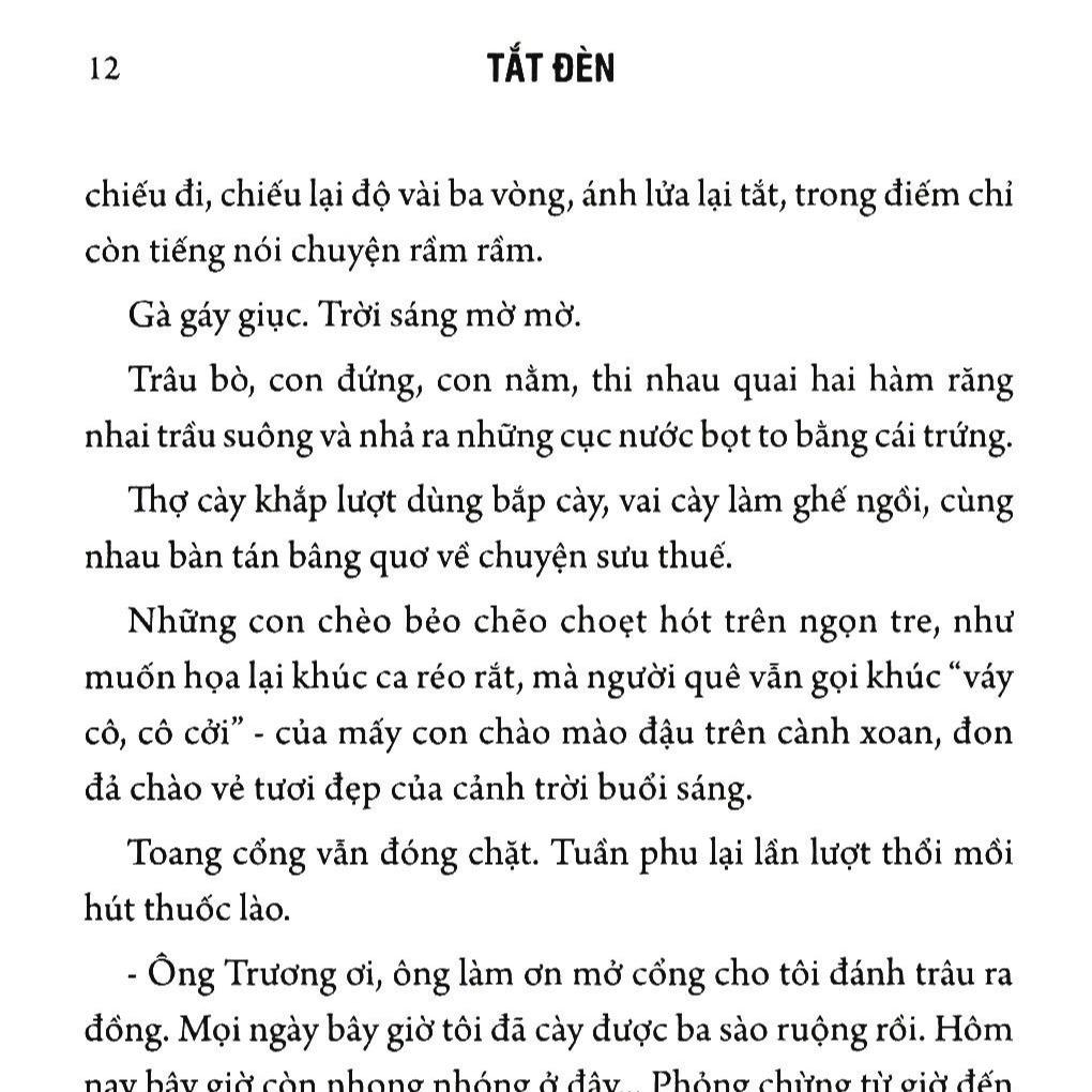 Sách - Tắt đèn - Ngô Tất Tố (Văn học Việt Nam)- 2H Books