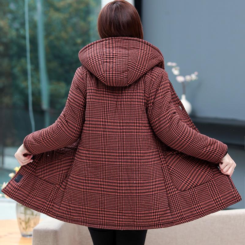 Áo Khoác Bông Cotton Kẻ Sọc Cho Mẹ Giản Dị AK33 - Hàng Quảng Châu Cao Cấp