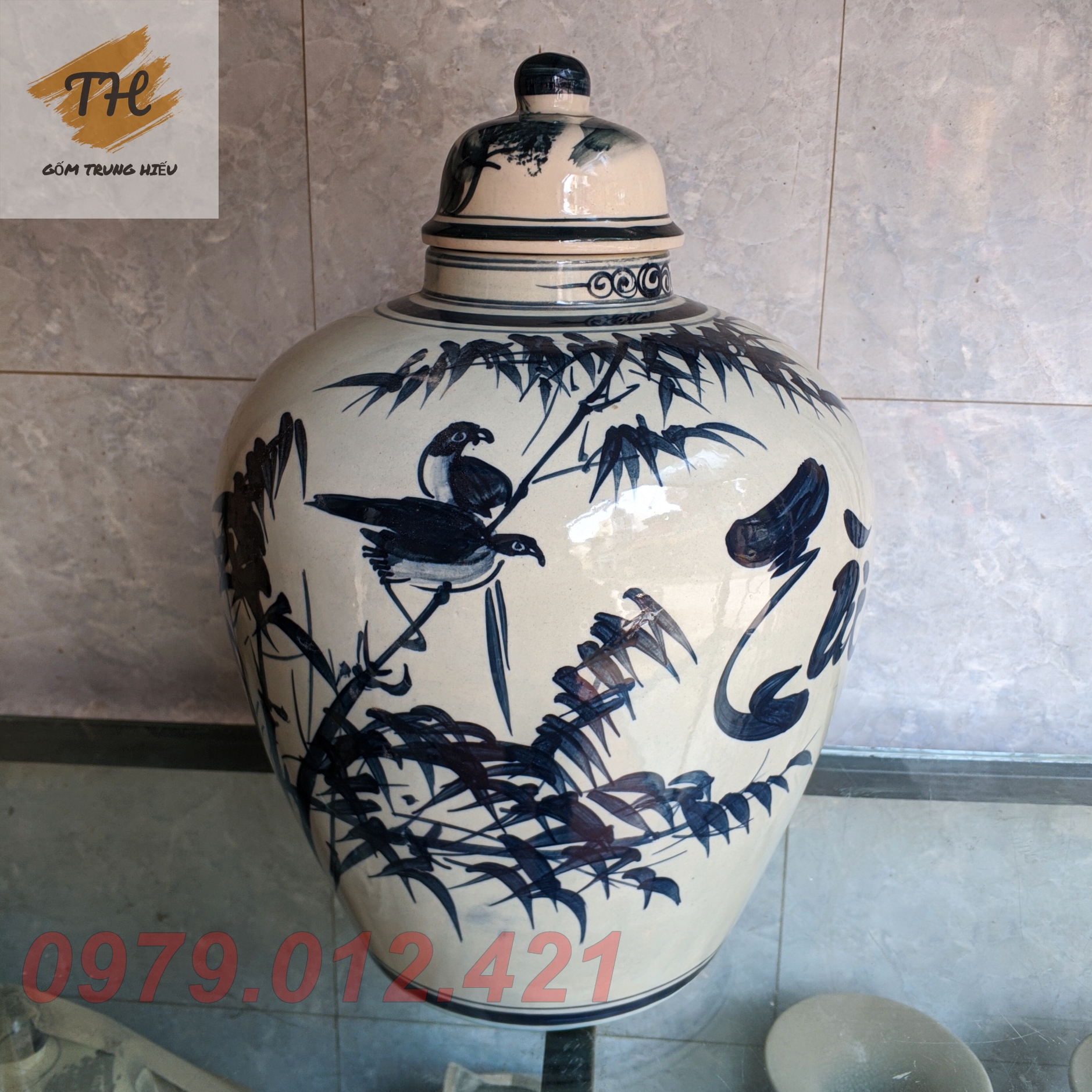 Chum Bát Tràng ngâm ruou dung tích 10 lít - Tài Lộc