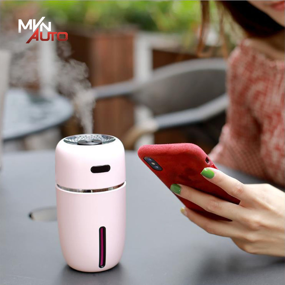 Máy Khuếch Tán Tinh Dầu Khử Mùi Xe Hơi - Đen Nhám