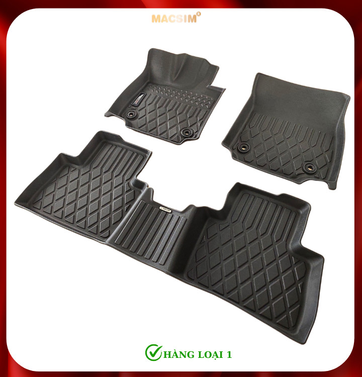 Thảm lót sàn xe ô tô LEXUS NX 2022+ (sd) Nhãn hiệu Macsim chất liệu nhựa TPE cao cấp màu đen