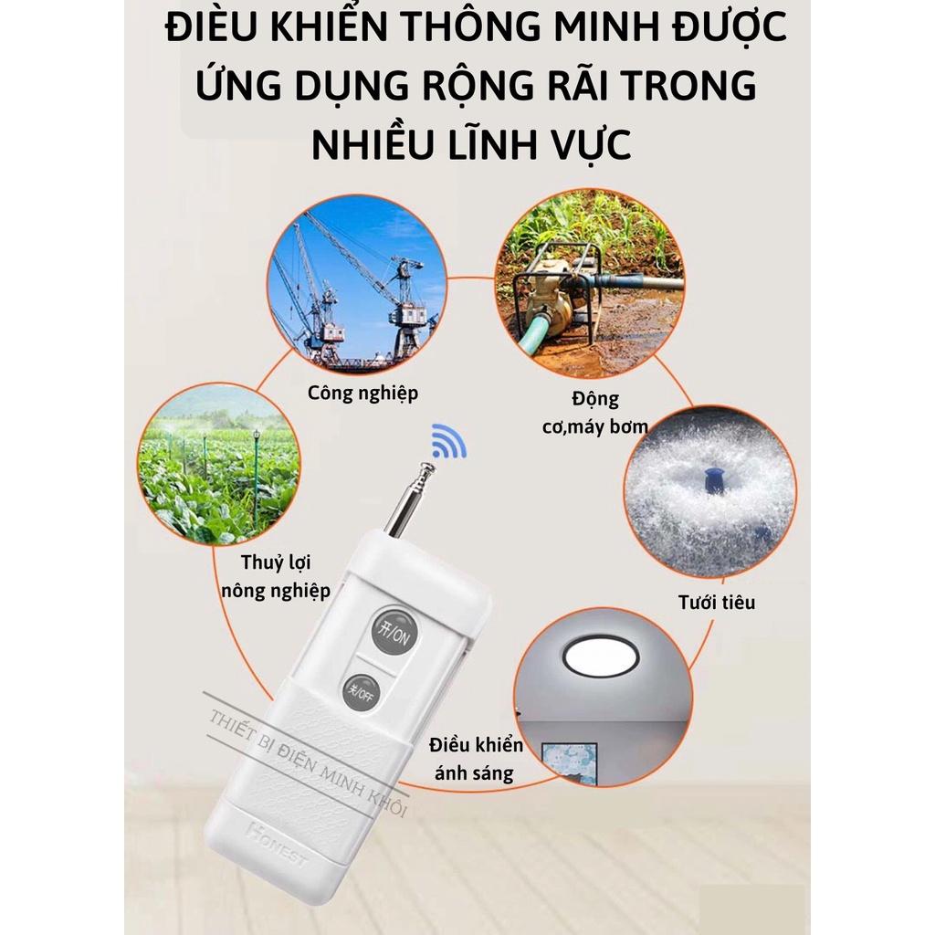 (CÓ HỌC LỆNH) Công Tắc Điều Khiển Từ Xa Honest 1000m 220v,bật đèn từ xa, điều khiển tự động honest