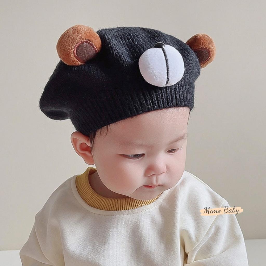 Mũ nồi chất liệu len hình cún dễ thương cho bé MN211 Mimo baby