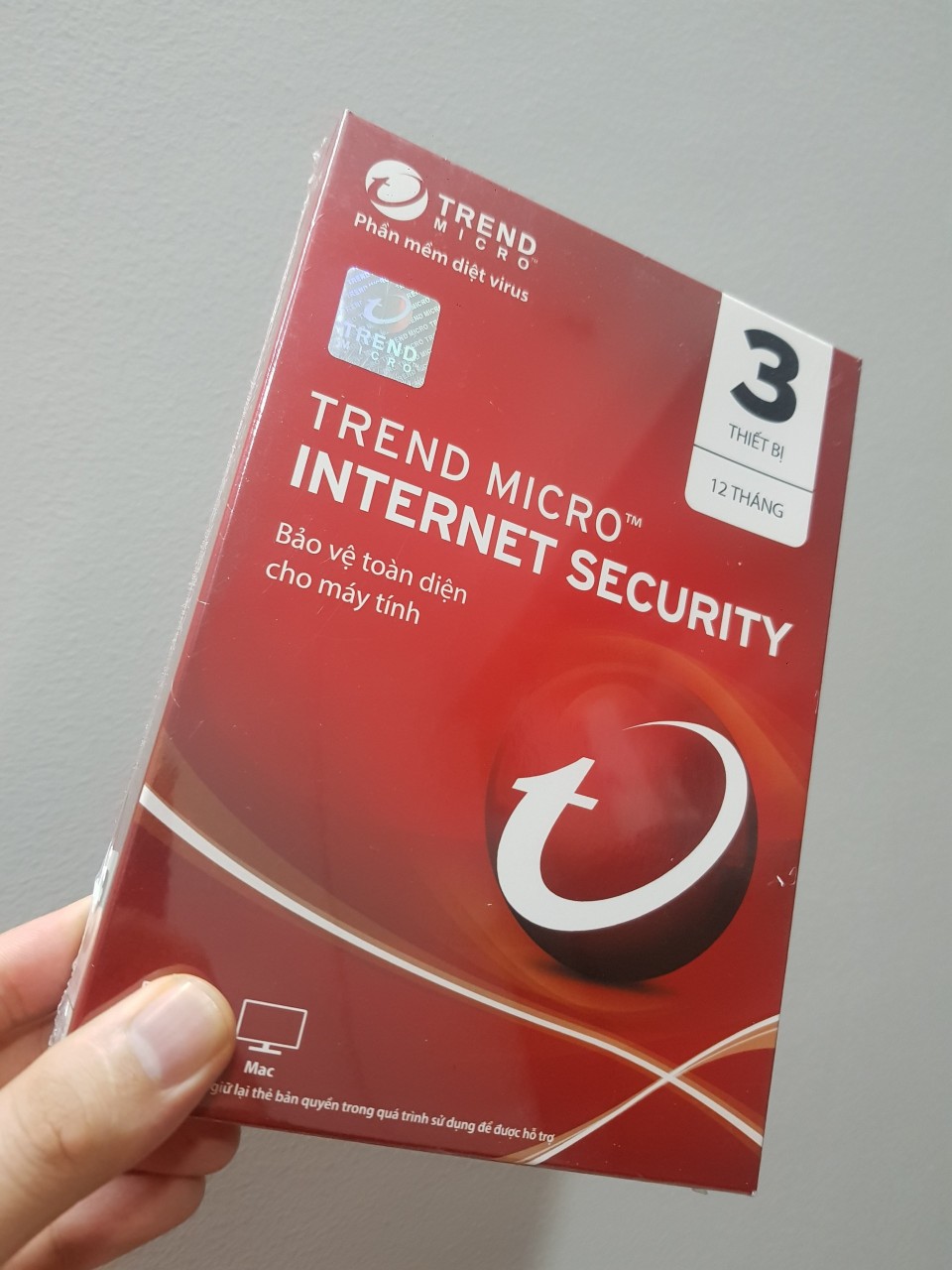 Trend Micro Internet Security 3PC - Hàng chính hãng