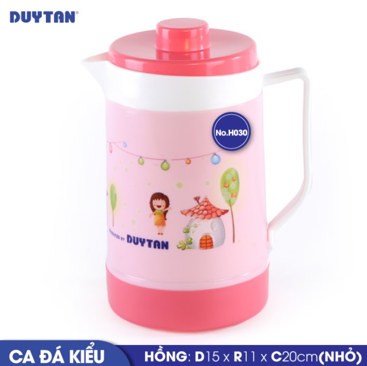 Ca đá kiểu nhỏ nhựa DUY TÂN 1 lít - 30303 - Giao màu ngẫu nhiên - Hàng chính hãng