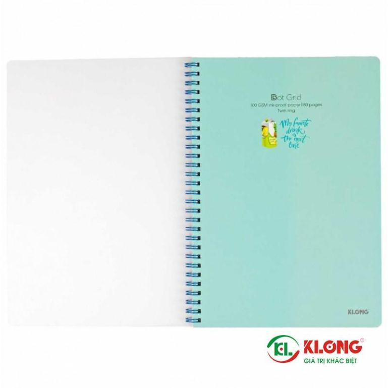 Vở lò xo kép Dot Grid B5 - 80 trang; MS: 577