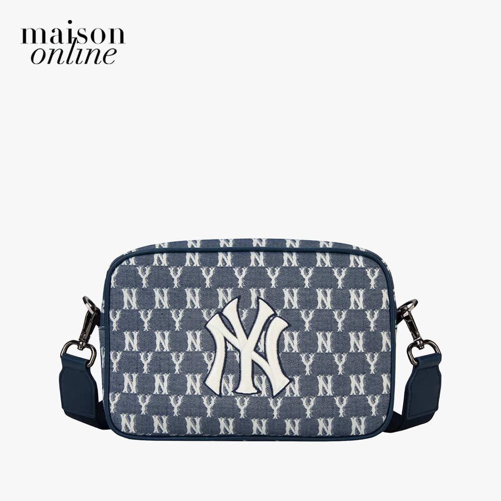 TÚI MLB MONOGRAM JACQUARD MINI CROSSBODY BAG NEW YORK YANKEES hộp xanh 18 soiauthenticvn #47 TÚI MLB MONOGRAM JACQUARD MINI CROSSBODY BAG NEW YORK YANKEES hộp xanh 18 soiauthenticvn