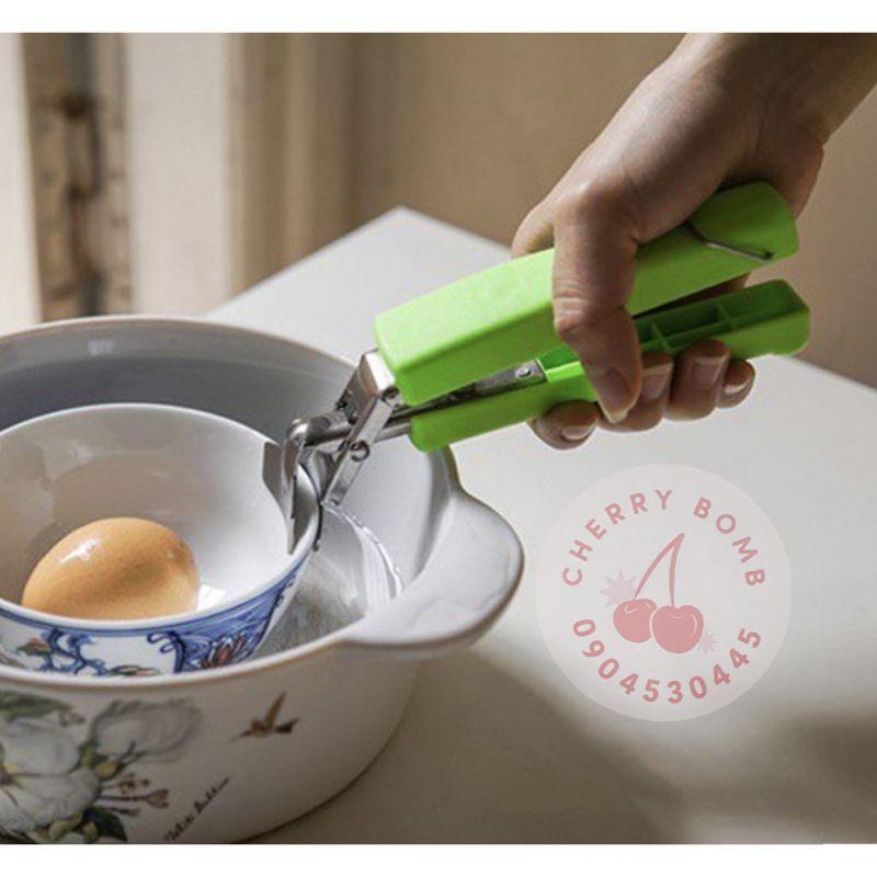Kẹp Gắp Đồ Nóng, Đồ Hấp KIM LOẠI T1 Thông Minh - Dụng Cụ Gắp Inox Có Lò Xo Giá rẻ