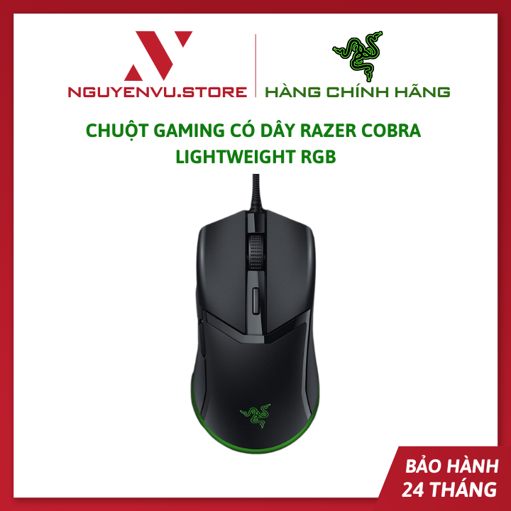 Chuột Gaming Có Dây Razer Cobra Lightweight RGB - Hàng Chính Hãng