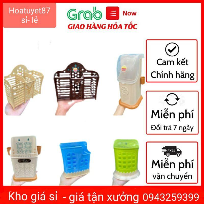 Ống Đựng Đũa Nhựa Việt Nhật,Ống đũa nhựa có lắp, ống đũa 3 ngăn