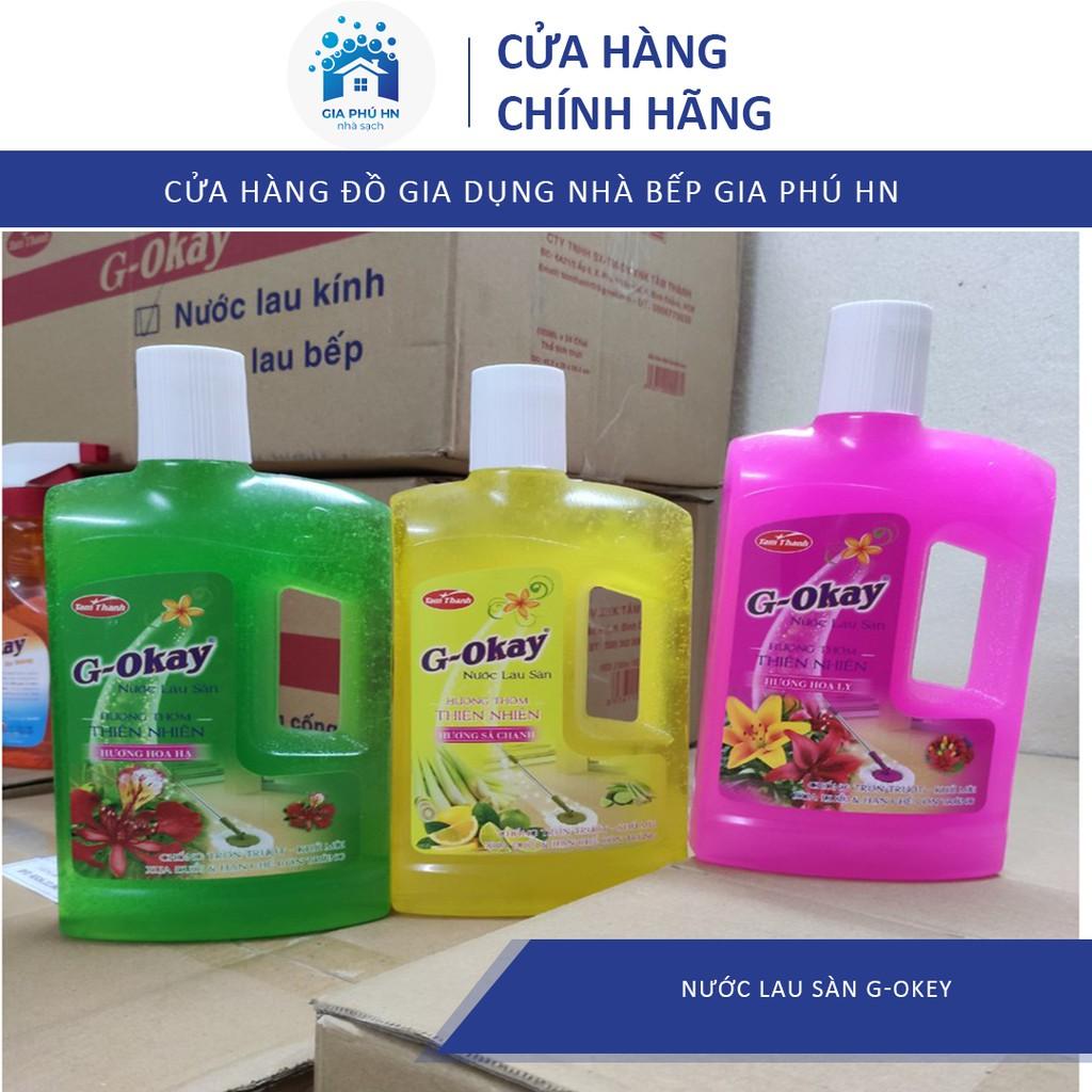 Nước Lau Sàn Siêu Sạch, Siêu Thơm. Nước Lau Sàn G-OKEY Hương Quế Cao Cấp Siêu Thơm, Giữ Hương Lâu