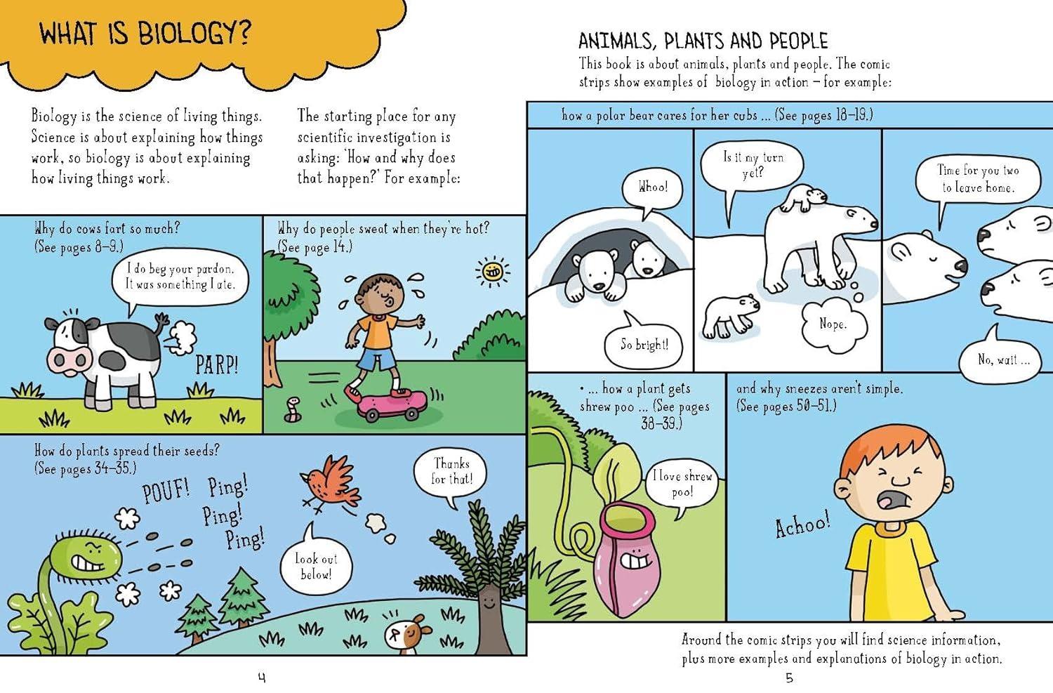 Sách ngoại văn: Comic Strip Science - Biology