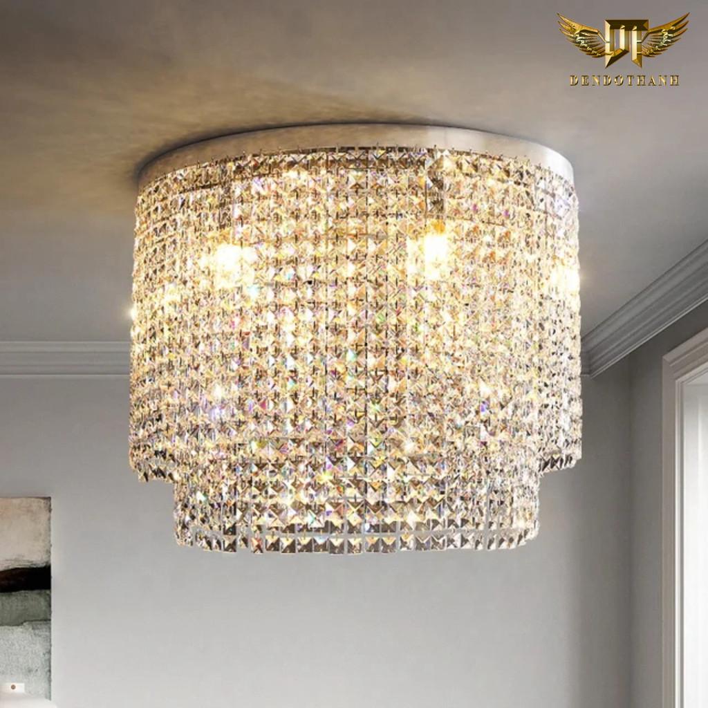Đèn mâm ốp trần phale phòng khách MPL98 DT LIGHT xu thế mới hàng thiết kế phong cách hiện đại tạo không gian sang trọng (HÀNG NHẬP KHẨU)