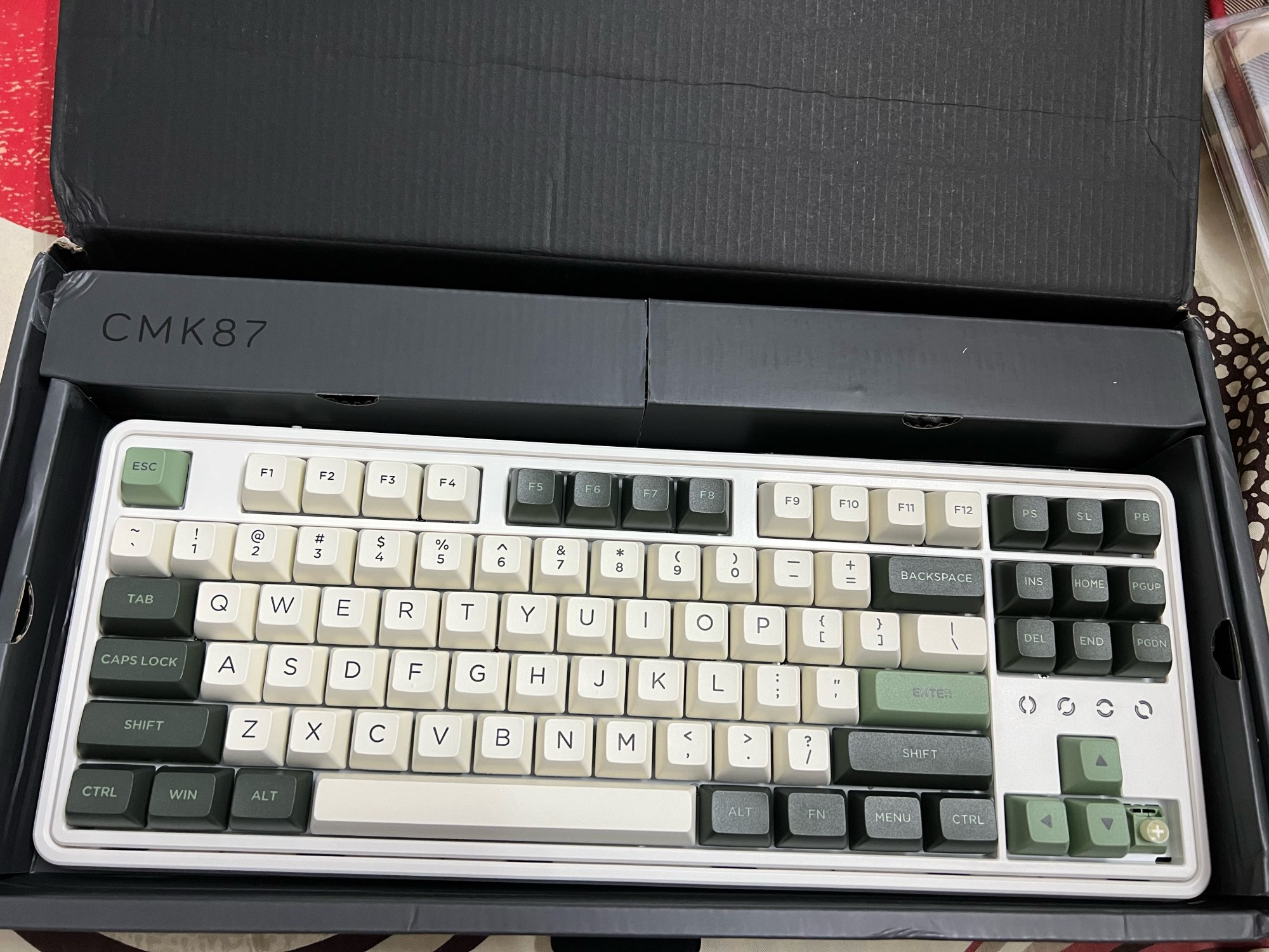 Bàn phím máy tính FL-Esports CMK87SAM Tropical Forest 3 Mode _Mới, hàng chính hãng