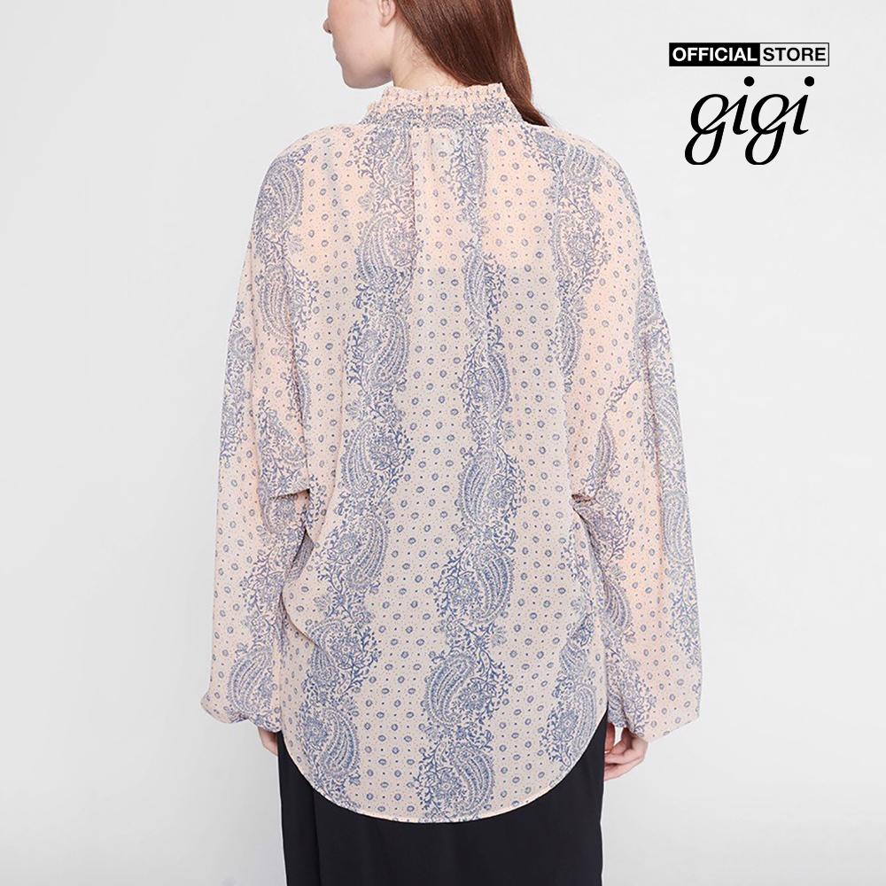 GIGI - Áo kiểu nữ phom suông tay dài Boho G11102022330