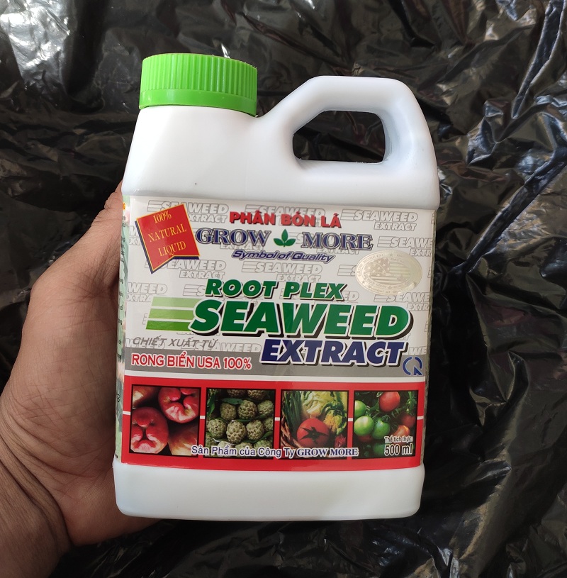 Phân bón lá Grow More Root Plex Seaweed extract - chiết xuất từ rong biển USA 100%