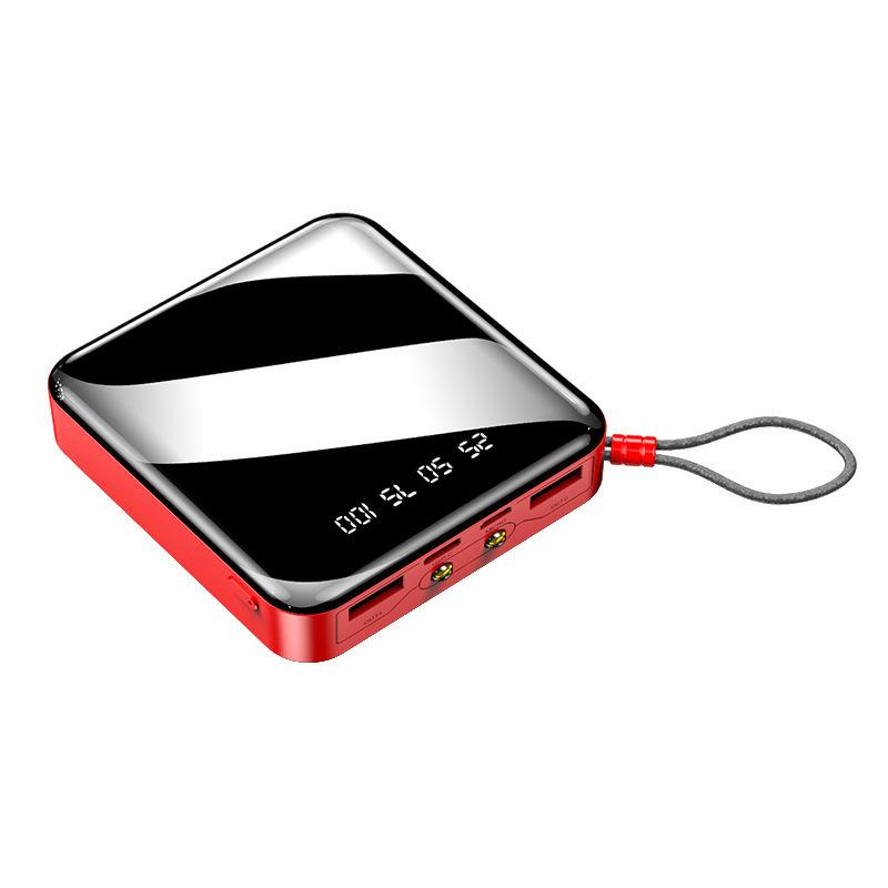 Bộ sạc dự phòng mini dung lượng lớn phong cách mới nhất 20000 mAh màn hình kỹ thuật số sạc nhanh quà tặng cung cấp năng lượng di động với mẫu in logo