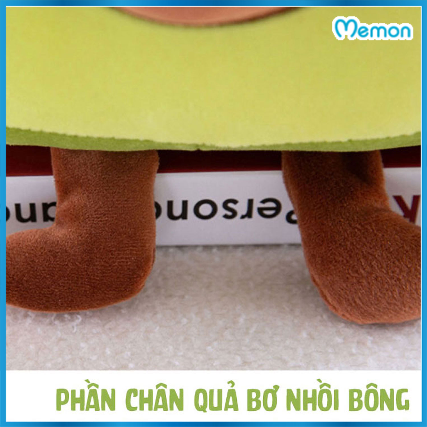 Gấu bông Quả bơ ngắn gối ôm cao cấp - Hàng chính hãng Memon - Quả bơ ngắn gối ôm nhồi bông cho bé, Bông gòn PP 3D tinh khiết, đàn hồi đa chiều, sản phẩm chính hãng bền đẹp, an toàn cho người sử dụng