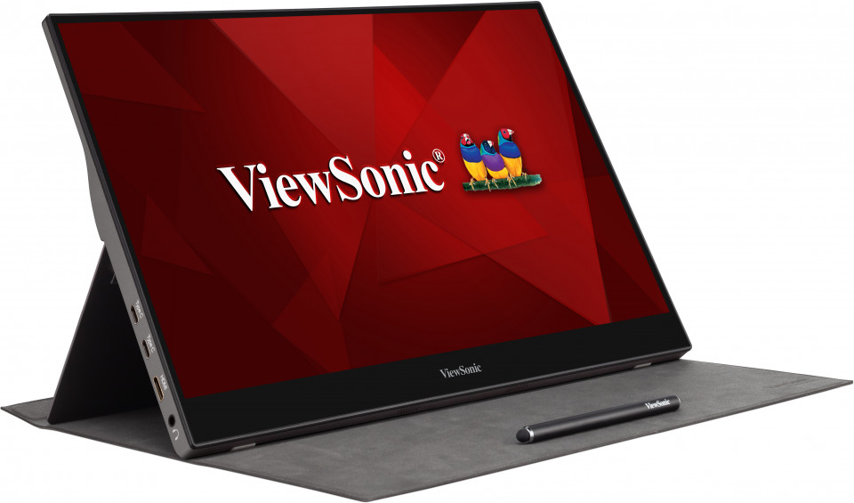 Màn Hình Di Dộng Cảm Ứng Viewsonic 15.6 inch/ Full HD (1920x1080) IPS/ USB 3.1/ Type-C kép/ Mini HDMI - Hàng Chính Hãng