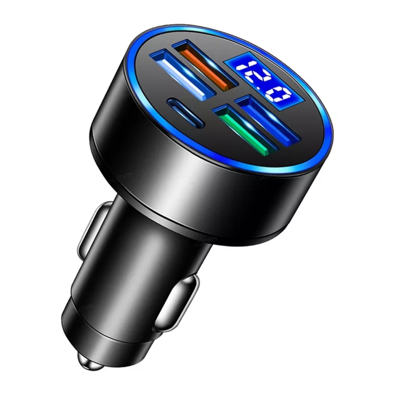 Tẩu Sạc ô tô QC3.0+PD 4 USB 12V-24v 150W Thông Minh Tự Ngắt Khi Đầy Điều Chỉnh Dòng Sạc Hàng Cao Câp