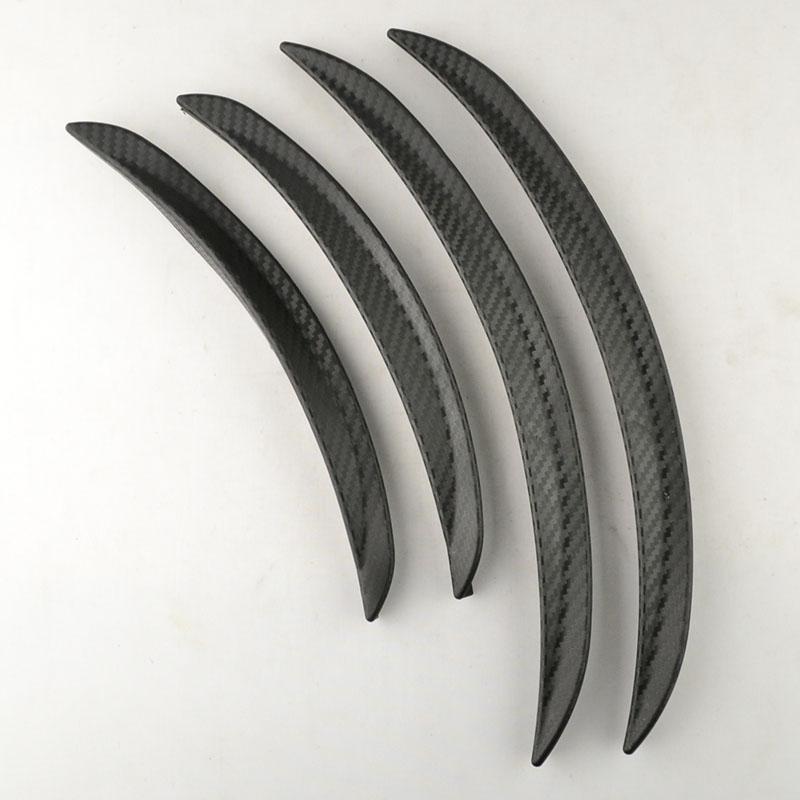 Universal Car Wheel Arch Trims Arches Eyebrow Guard Sticker Scuff Protector Strip 25cm 1Pair