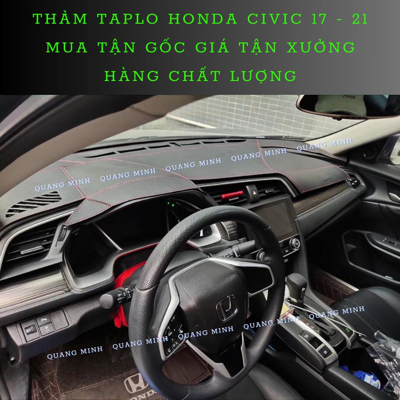 Thảm Taplo Xe Honda Civic 2017 2018 2019 2020 2021 Cao Cấp (6 Mẫu Lựa Chọn)
