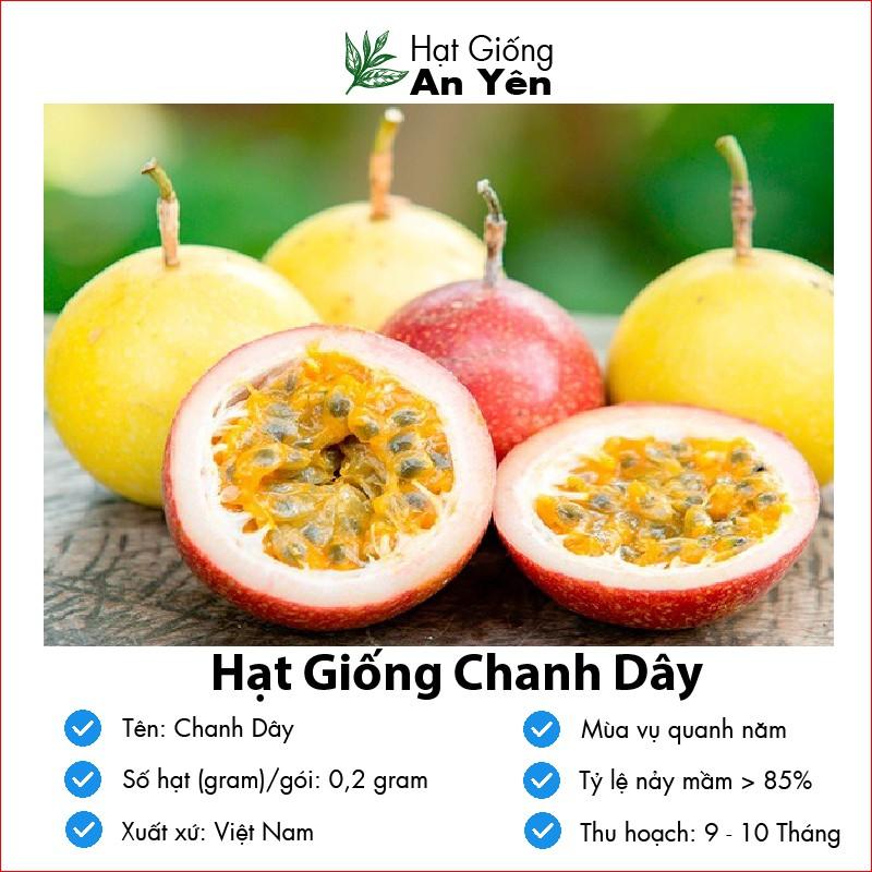 Hạt giống Chanh Dây Cao Sản thu hoạch sớm, dễ trồng, nảy mầm cao, sinh trưởng khoẻ