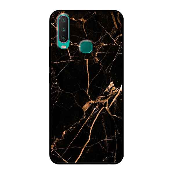 Ốp Lưng in cho Vivo Y15 Mẫu Nền Đá Hoa 2 - Hàng Chính Hãng