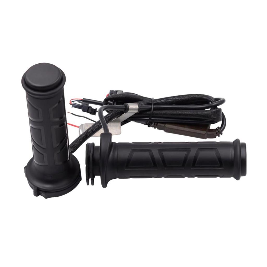 Heated Motorcycle Grips LEFT AND RIGHT 22mm / 7/8 Inch Handlebars