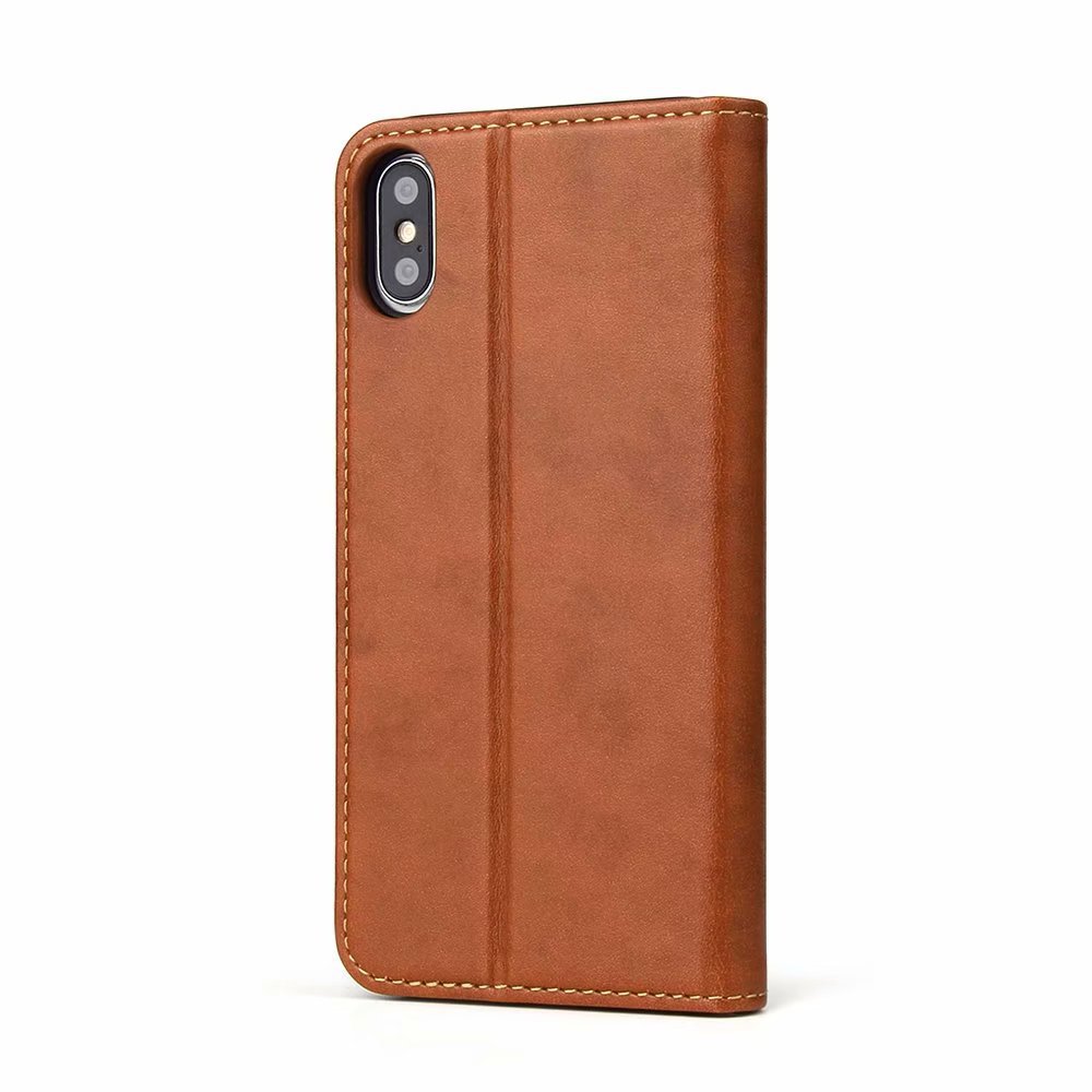 Bao da dành cho iPhone 6/7/8/X/XR/XsMax/11/11ProMax nắp gập da cao cấp, mềm xịn, bền màu có ngăn dựng thẻ ATM, giấy tờ cá nhân