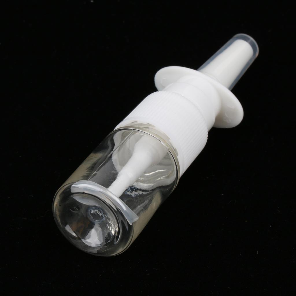 120 Pieces 5ml Plastic Nasal Spray Bottles Fine Mist Sprayer Pump Clear