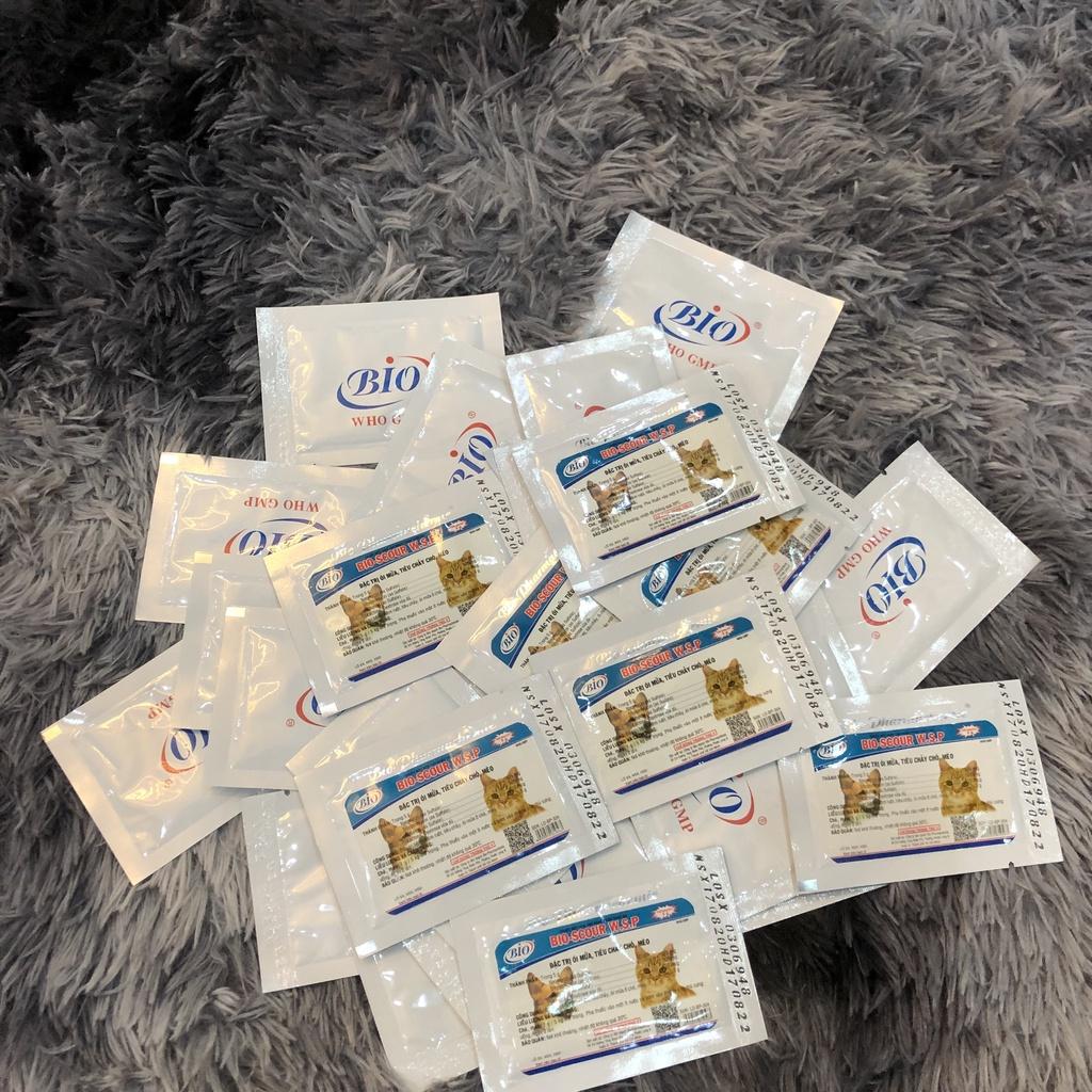 Bio Scour - Hỗ trợ kiểm soát viêm ruột, nôn, tiêu chảy ở chó mèo, gói 5gr