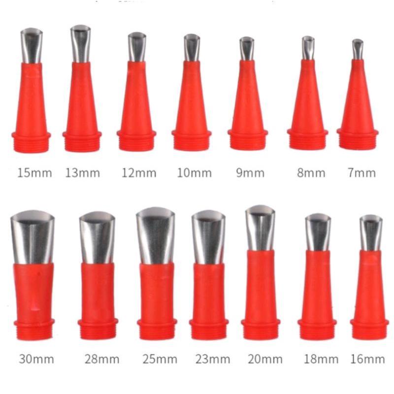 Bộ 14 Đầu Vòi Đi Bơm Keo Inox - Tái Sử Dụng, Chống Mài Mòn, Bền Bỉ