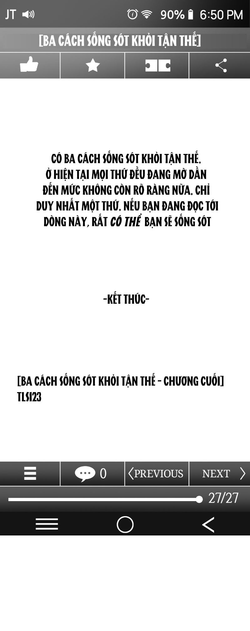 toàn trí độc giả - omniscient reader chapter 1.1 1